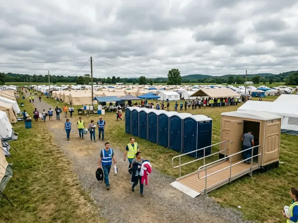 disaster-relief-camp-restrooms-010 — frequently asked questions, Dumpster & Portable Bathrooms Rental in The Village, OK